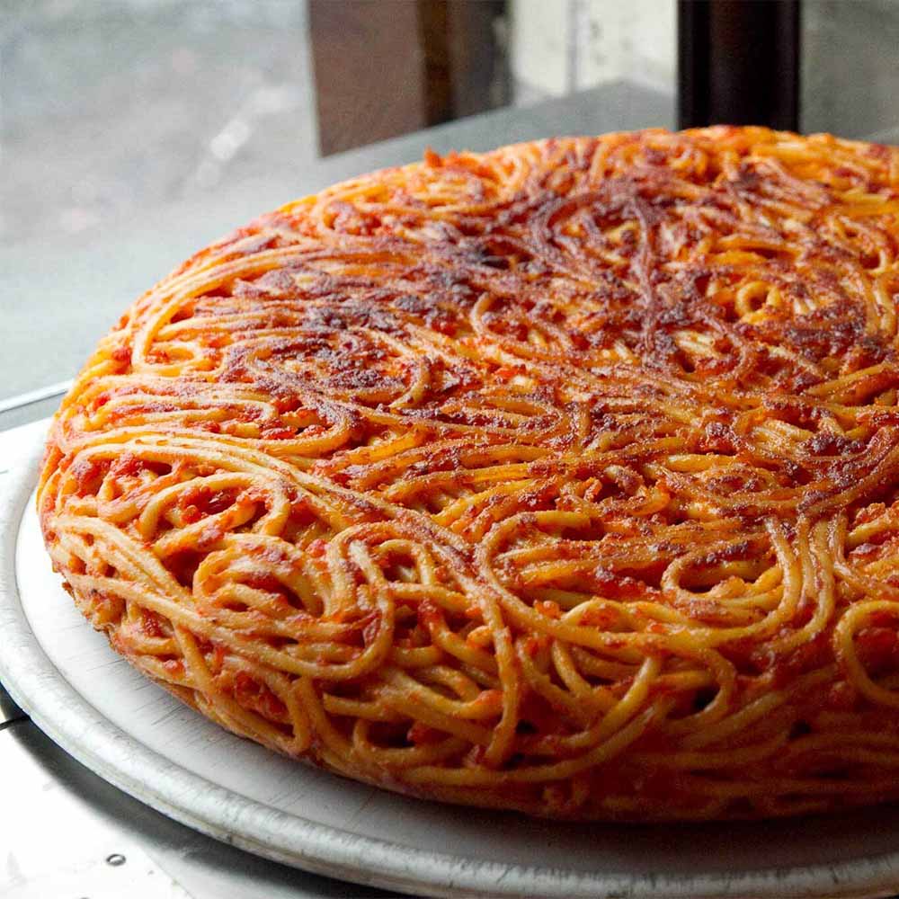 piatti tipici napoletani - frittata di maccheroni